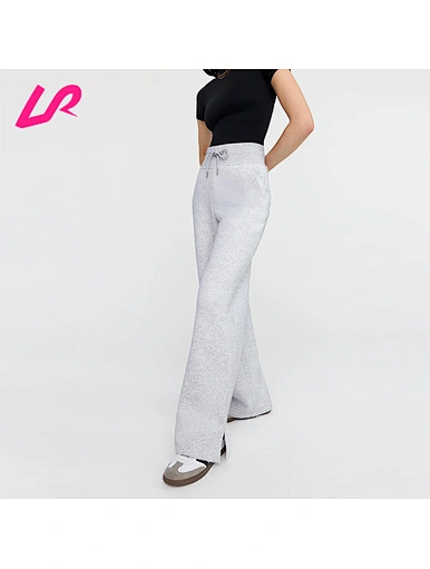 wide leg drawstring joggers
